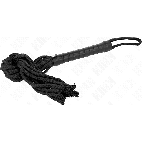 BDSM pisk KINK IMPACT & TOUCH Black Rope 56 cm
