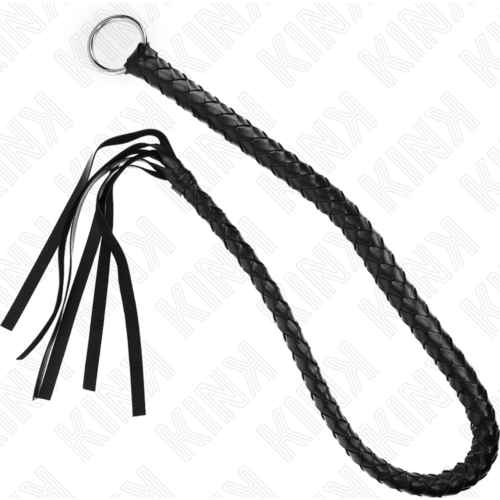 BDSM Pisk KINK Snake Whip 65 cm med svart håndtak