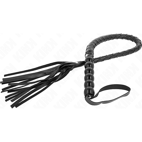 BDSM pisk KINK - BEADED SNAKE WHIP 80 CM