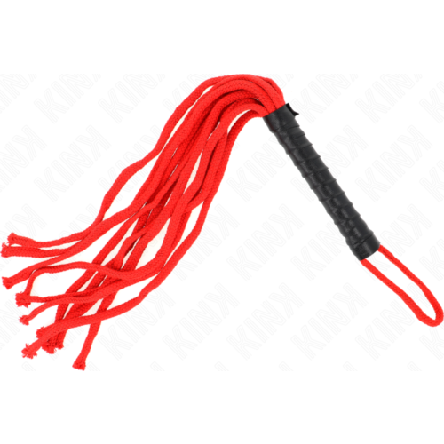 BDSM pisk KINK ROJO ROPE WHIP 56 CM