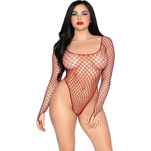 Lingerie Leg Avenue 89377 Høykutt Nett Bodysuit