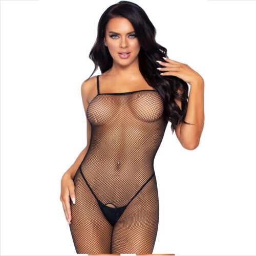 Bodystocking Leg Avenue med åpen skritt