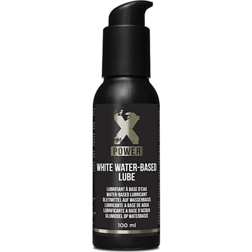 Glidemiddel XPOWER - WHITE WATER-BASED LUBE 100 ML