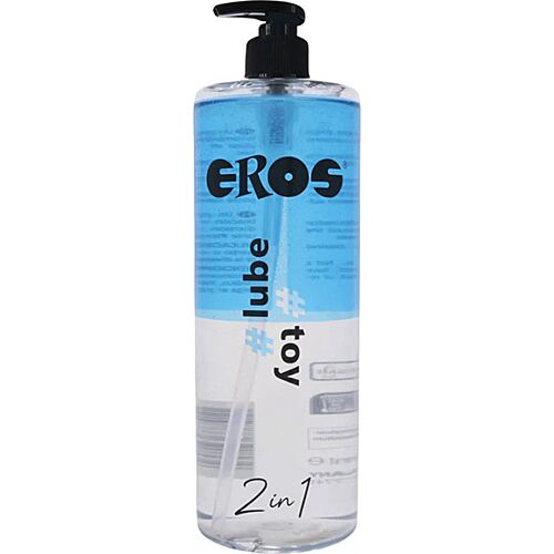 Lubrikant Eros 2 i 1 LUBE TOY 1000 ml med ekstra glid