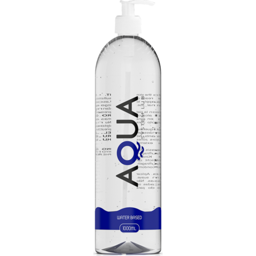 Glidemiddel AQUA QUALITY 1000 ML - Silky og naturlig