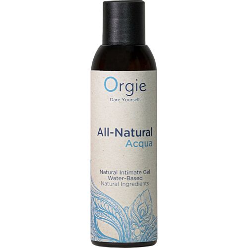 Glidemiddel Orgie All-Natural Acqua 150 ml med naturlige ingredienser