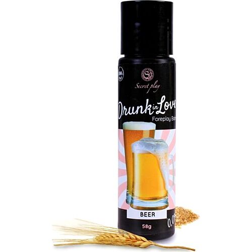 Lubrikant Secretplay Drunk in Love 60 ml med ølsmak