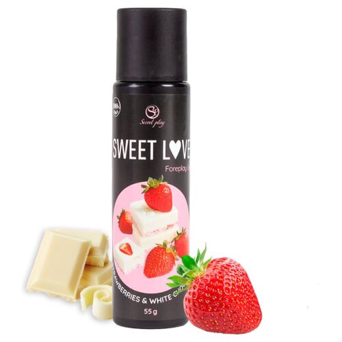 Glidemiddel SECRETPLAY Sweet Love - Jordbær og hvit sjokolade