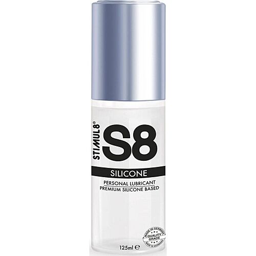 Glidemiddel STIMUL8 S8 Silikon 125 ml med langvarig glide