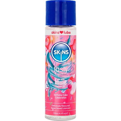 Lubricant SKINS Birthday Cake 130 ML med naturlig smak