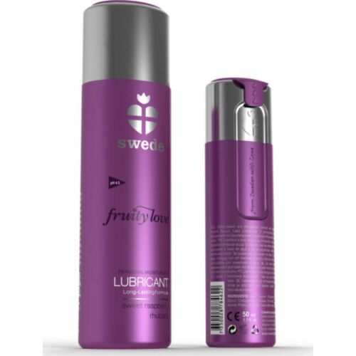 Lubricant Swede Fruity Love Bringebær Rabarbra 50 ml