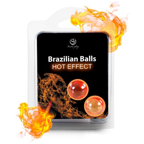 Glidemiddel SECRETPLAY Brazilian Balls med varmende effekt