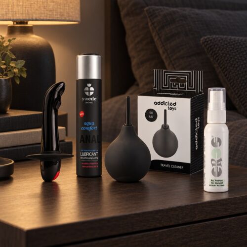Prostatasett for nybegynnere: vibrator med bred base