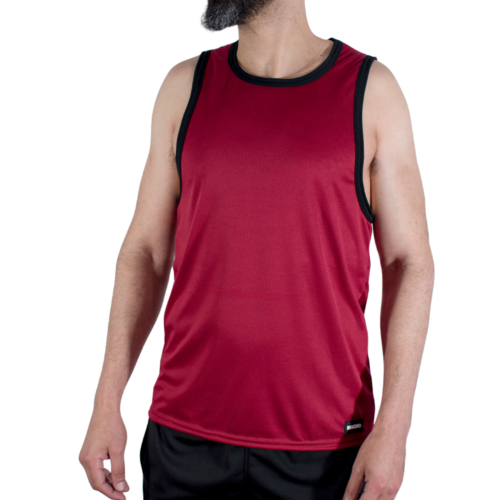 T-skjorte MACHO MAROON GYM | Sporty og komfortabel