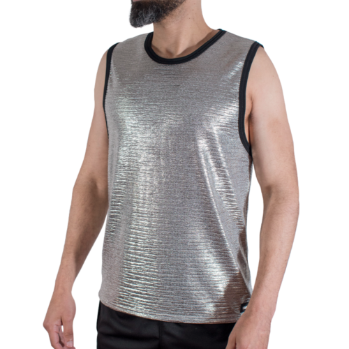 T-skjorte MACHO FINE GLITTER S/M med sporty design