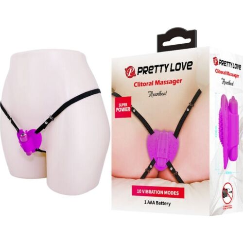 Stimulator Pretty Love Heartbeat med 10 vibrasjonsinnstillinger