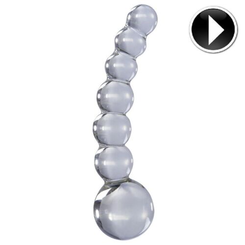 Massasjér Glass ICICLES - N. 66 Bulbøs tekstur
