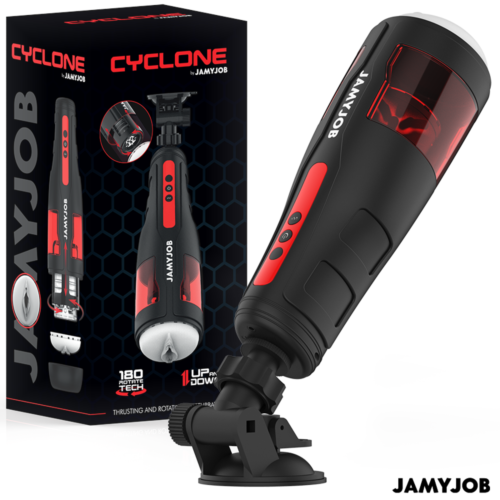 Masturbator JAMYJOB CYCLONE med 10 rotasjonsmoduser