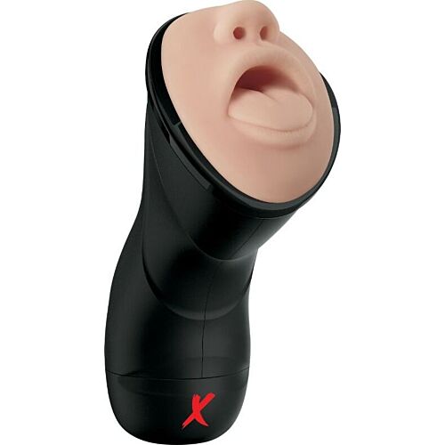 Masturbator PDX ELITE Deep Throat med vibrasjon