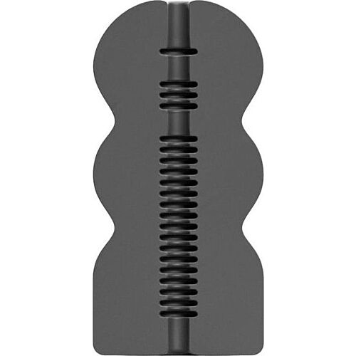 Masturbator ALL BLACK Pookie med kunstnerisk design