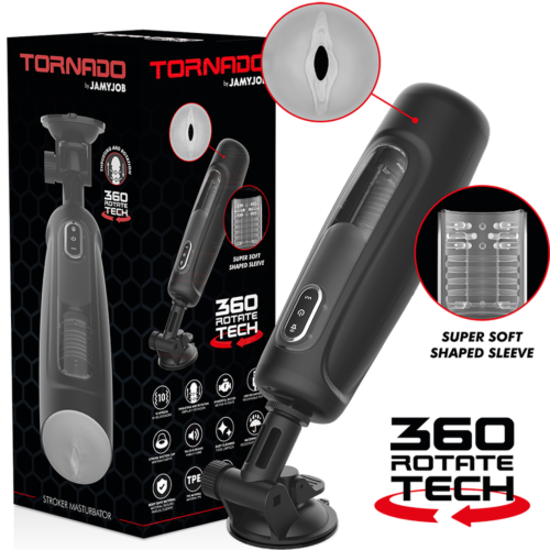 Masturbator JAMYJOB TORNADO med 360 Rotasjon