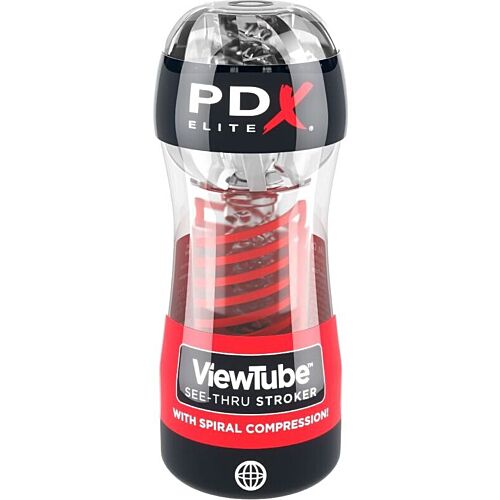 Masturbator PDX ELITE ViewTube 2 Spiral Kompresjon