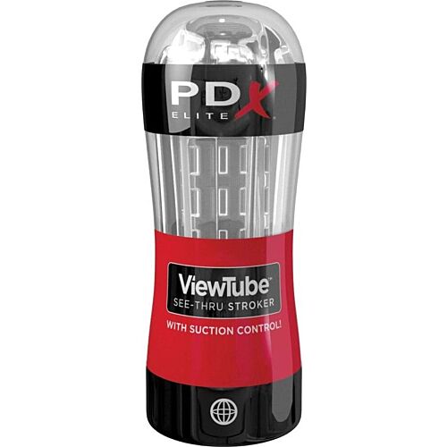 Masturbator PDX ELITE ViewTube med suksjonskontroll