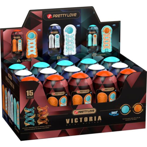Masturbator Pretty Love Victoria med 15 deler