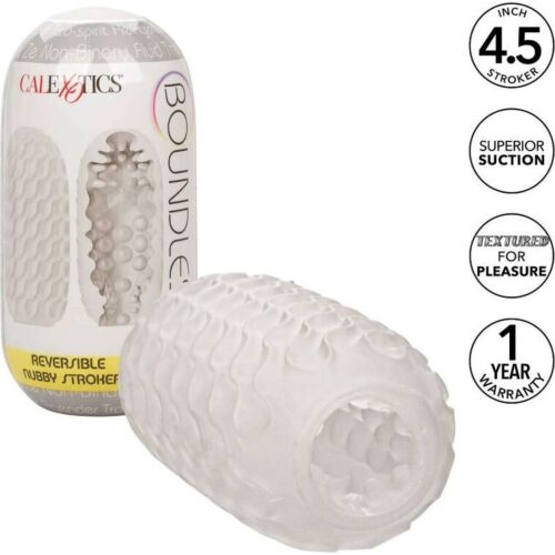 Masturbator CALEXOTICS REVERSIBLE NUBBY STROKER med reversibel design