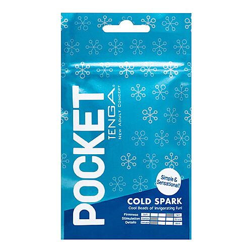 Masturbator Tenga Pocket Cold Spark med kjølende effekt