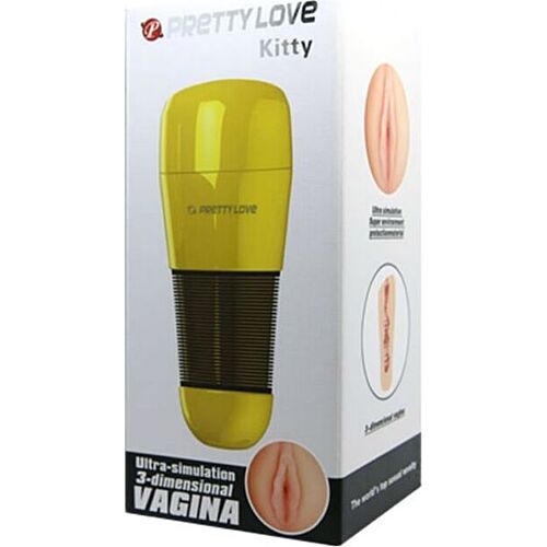 Masturbator Pretty Love Kitty Vagina 2 med sugekop