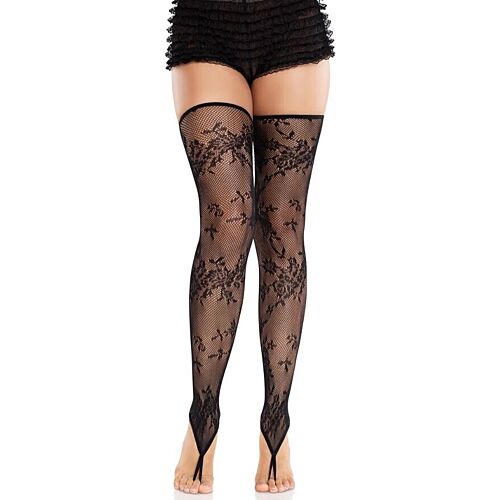 Tights Leg Avenue Floral Lace Footless