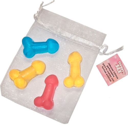 Mini såpe Diablo Picante – 4 penisformede såper