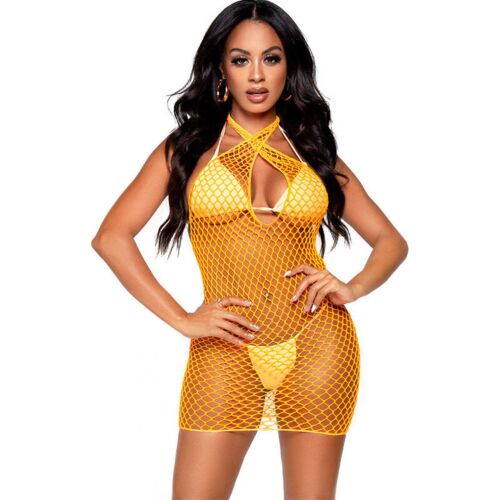 Sexy kjole LEG AVENUE Net Crossed Dress