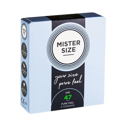 Kondom MISTER SIZE 47 | Små og komfortable