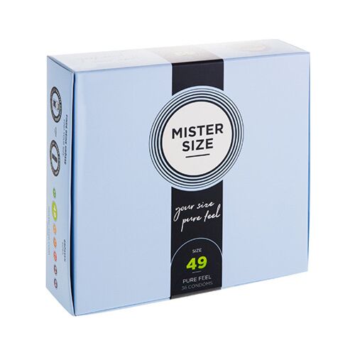 Kondom MISTER SIZE 49 MM - Tynn og følsom