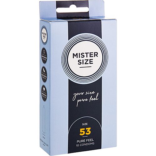 Kondom MISTER SIZE 53 MM - Slim fit og komfortabel