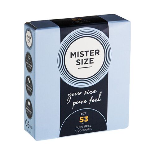 Kondom MISTER SIZE 53 MM - Skreddersydd for deg