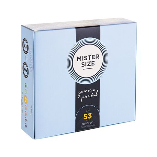 Kondom MISTER SIZE 53 MM - Tilpasset passform