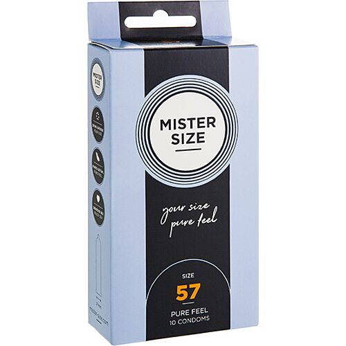 Kondom MISTER SIZE 57 mm - Tilpasset størrelse