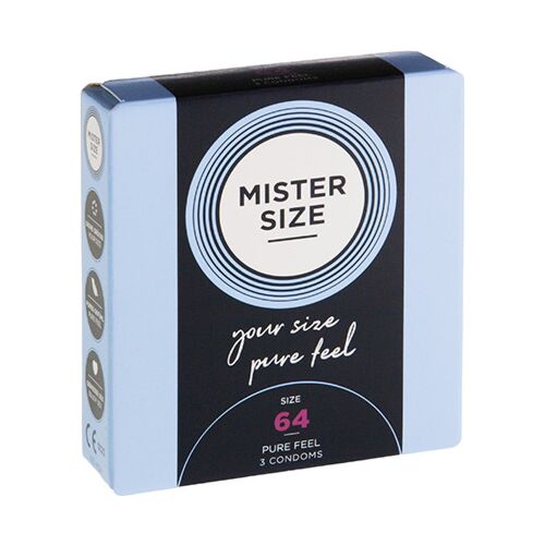 Kondom Mister Size 64 - 3 pack