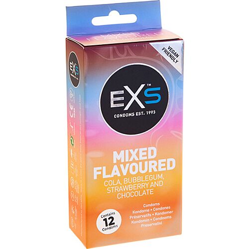 Seksleketøy Exs Mixed flavours 12s med 12 smaker