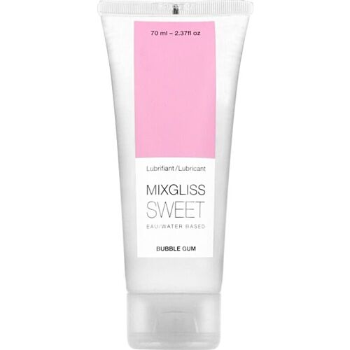 Gleitmiddel MIXGLISS - Vannbasert tyggegummismak 70 ml