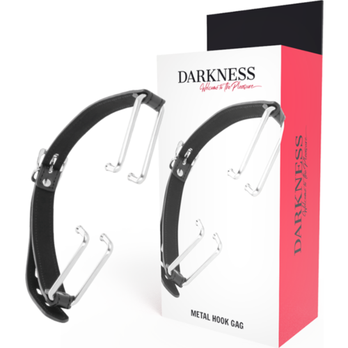 Gag DARKNESS BONDAGE med svart krok