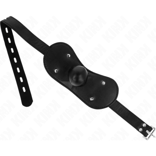 Gag KINK COLLAR & GAG Justerbar Munnmaske