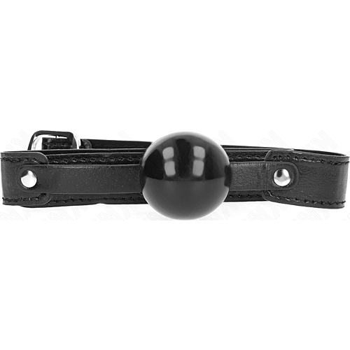 Gag KINK COLLAR & GAG Soft TPE Ball 4 cm