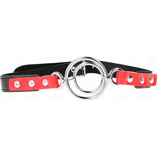 Gag KINK COLLAR & GAG med flere O-ringer