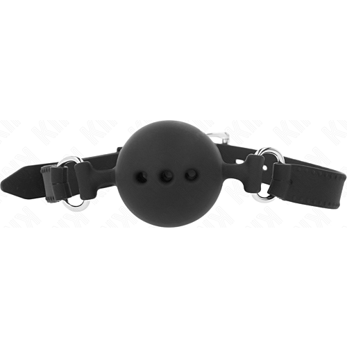 Gag KINK COLLAR & GAG Silikon 55 x 2 CM med 4.5 CM Ball