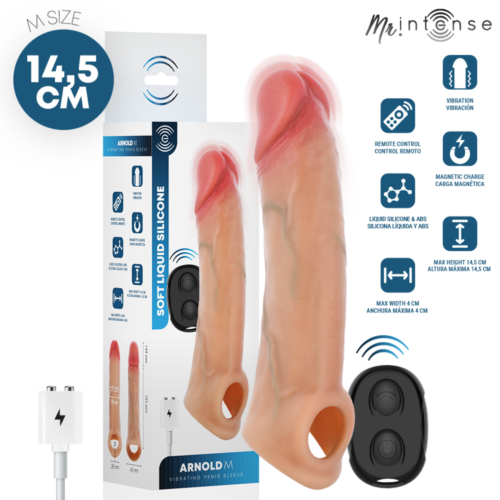 MR INTENSE - Ultra-realistisk vibrerende penis sleeve