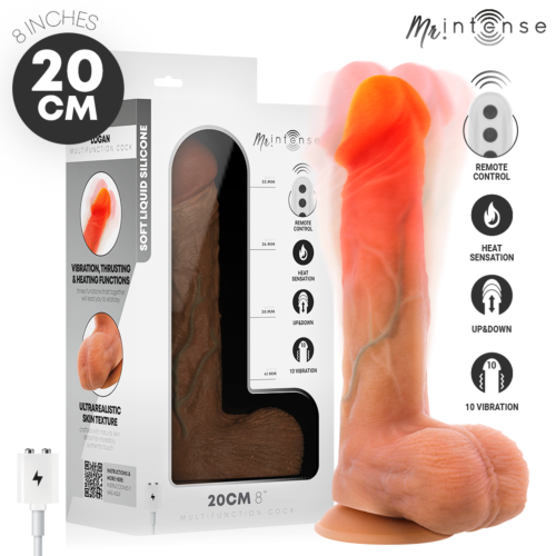 MR INTENSE Logan vibrator med varmeeffekt og fjernkontroll